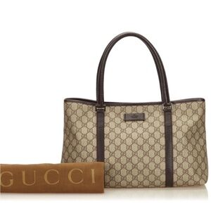 GOOD CONDITION! Authenticated Gucci Joy Supreme Shoulder Bag Tote Laptop Bag